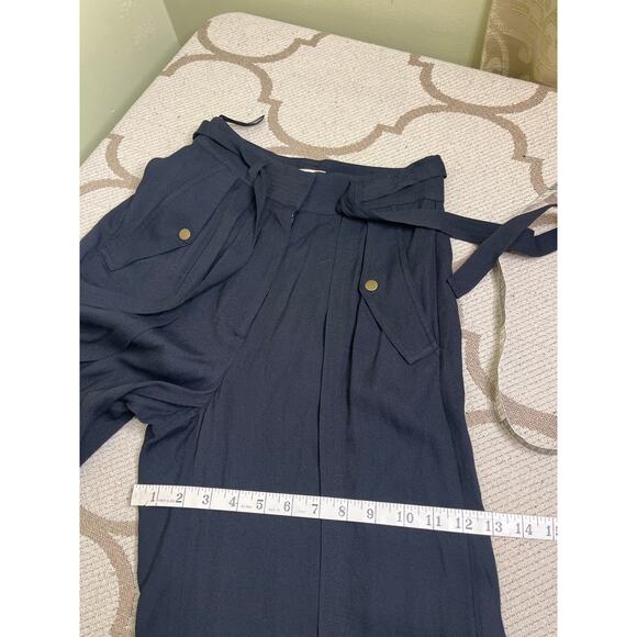 Ulla Johnson Alandra Pants Raven Black High Waisted Pockets Crepe,size 2,MSRP425 - Picture 11 of 16